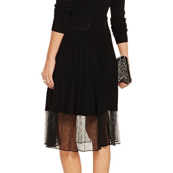 rag & bone Dresses & Skirts - NWOT Rag & Bone Lace-Trimmed Pleated Skirt Size 4